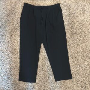 Black Flowy Pants with Pockets